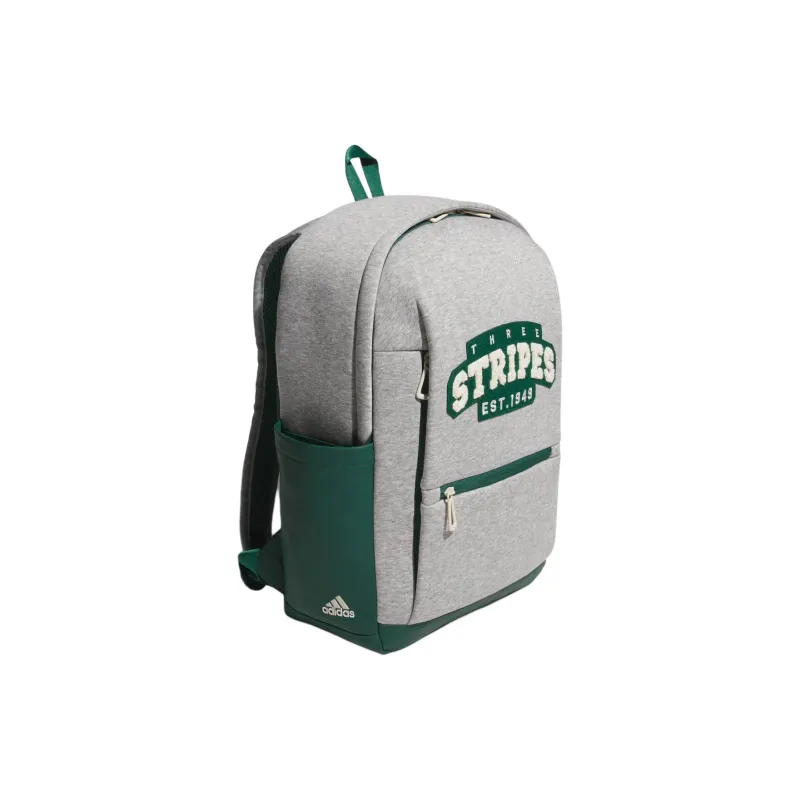 Adidas Cotton With Recycled Polyester Backpack Regular Unisex Medium Heather Gray-1