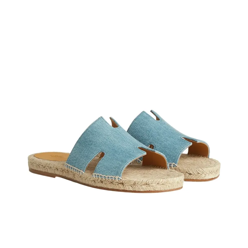HERMES Stylish Sandals Men's Blue-2