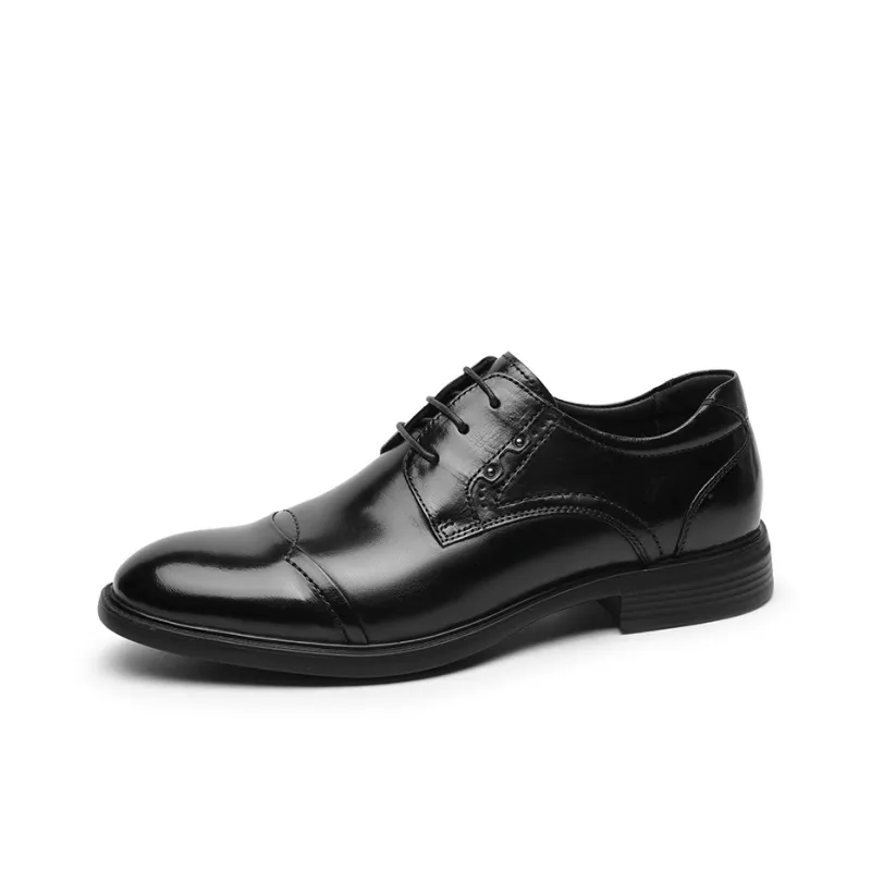 CROWN Derby Shoes Dress Shoes Men's Black-1