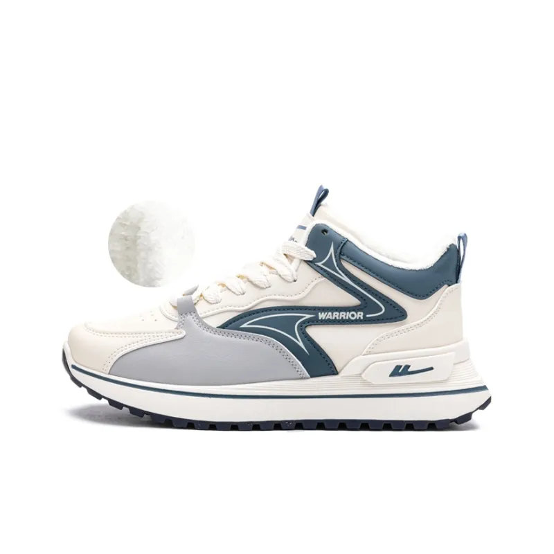 Warrior Chunky Sneakers Unisex Beige Blue-1