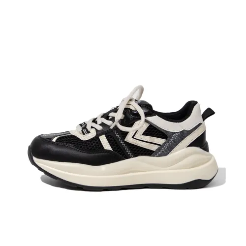 Feiyue Casual Shoes Women's Low-Top Black/White