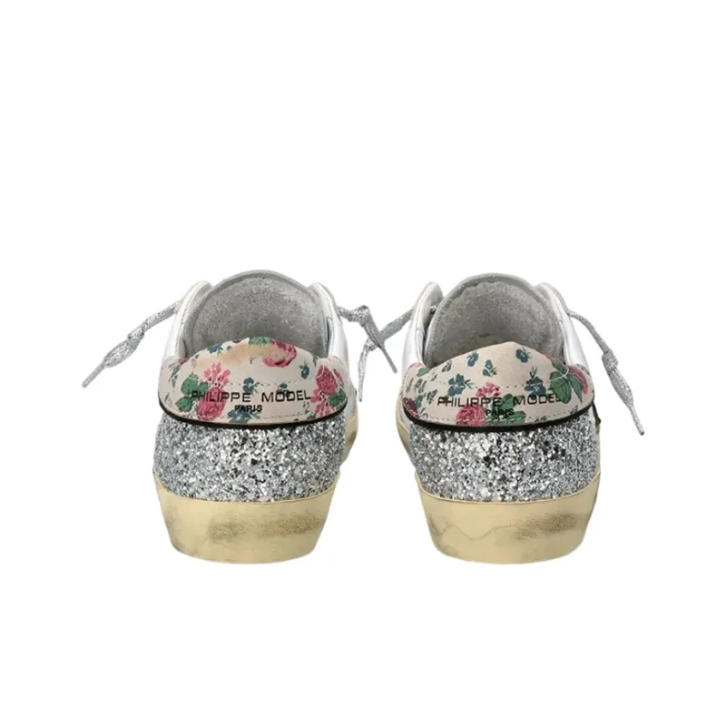 PHILIPPE MODEL Paris Calf-leather Distressed-finish Sneakers-4