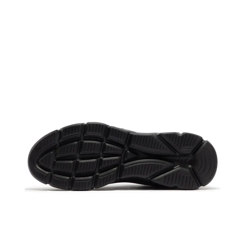 361° Cushioning Wear Resistant Low Top Running Shoes Men's Black Gold-4