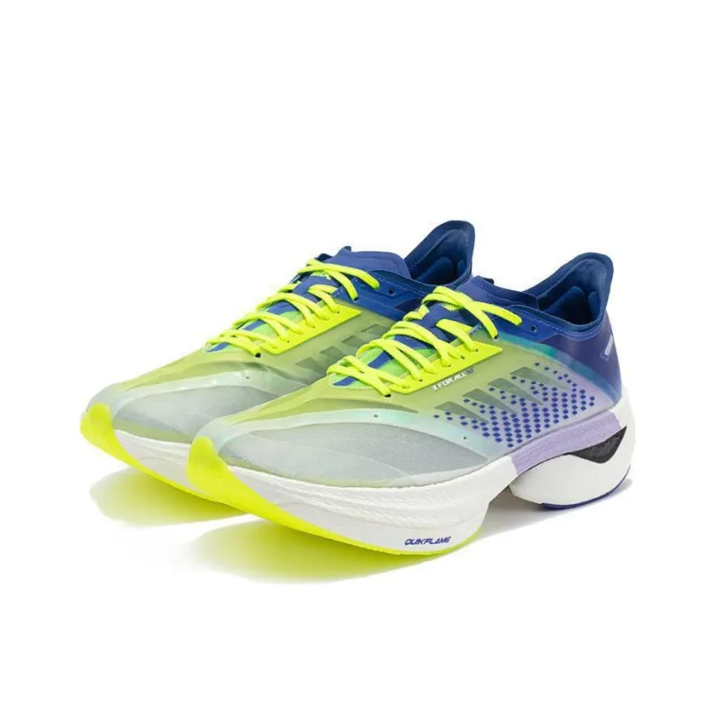 361° Feibiao CQT Low Top Running Shoes Unisex White Blue-2