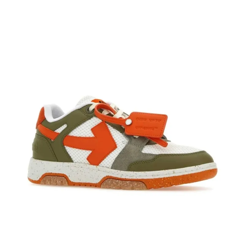 OFF WHITE Out Of Office Low Slim Military Bright Orange-2
