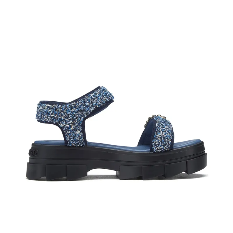 Stuart Weitzman/SW Noho Strap Sandals Women's Blue-1