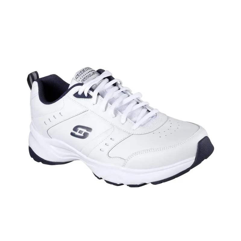 Skechers Haniger Cushioning Anti-Slip And Wear-Resistant Low-Top Sports Casual Shoes White Black-2