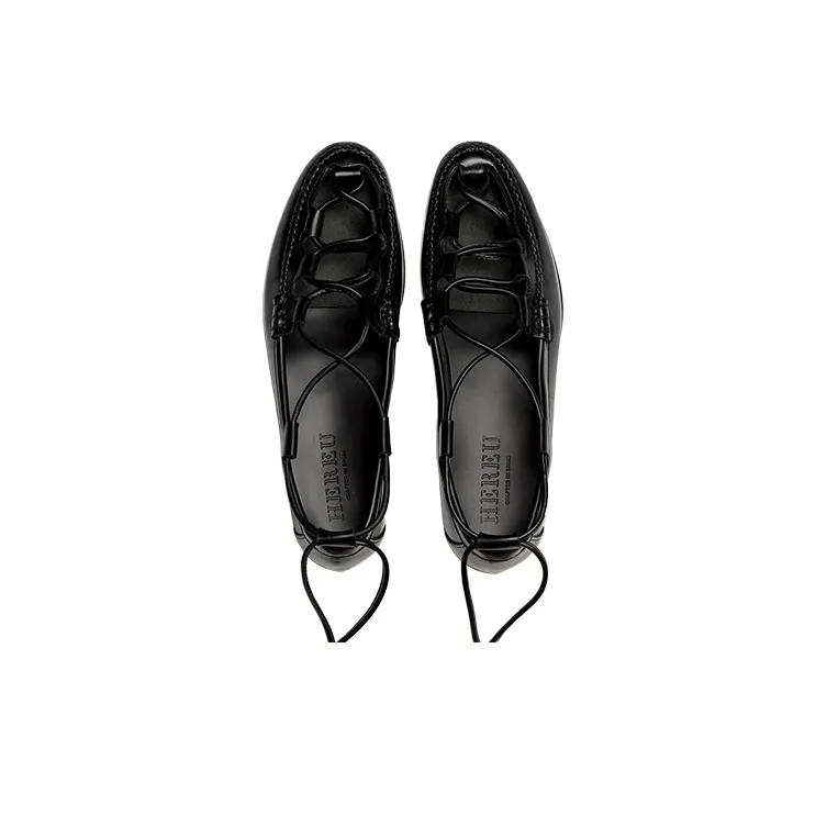 Hereu Loafers 1.5cm Women's Black-2