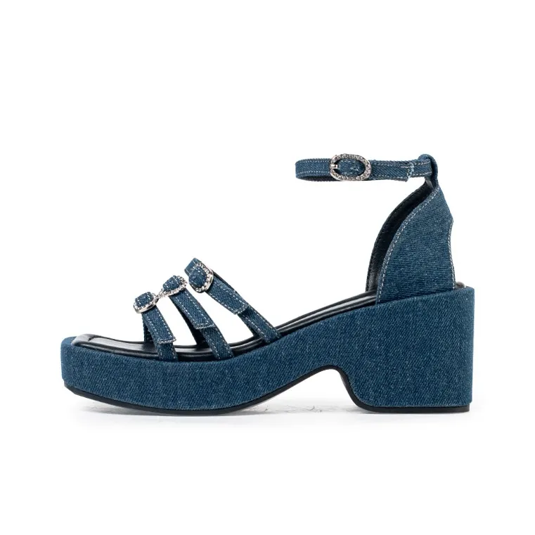 Wonderful Couple One Strap Sandals 7cm Women's-18