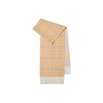 Burberry Reversible Checked Cashmere Scarf