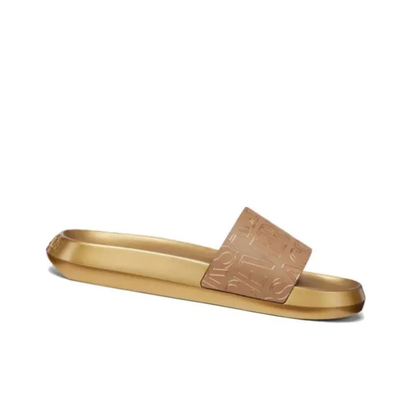 VERSACE Allover Open-toe Slides-4