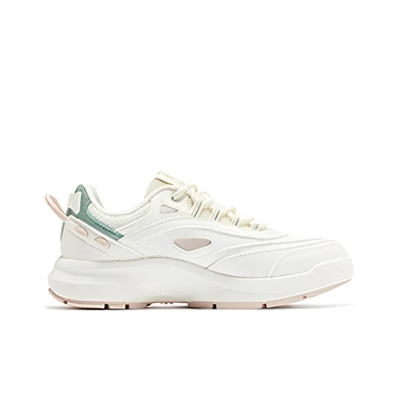 361° Anti Slip And Wear Resistant Warm Low Top Casual Shoes Women's White Pink-1