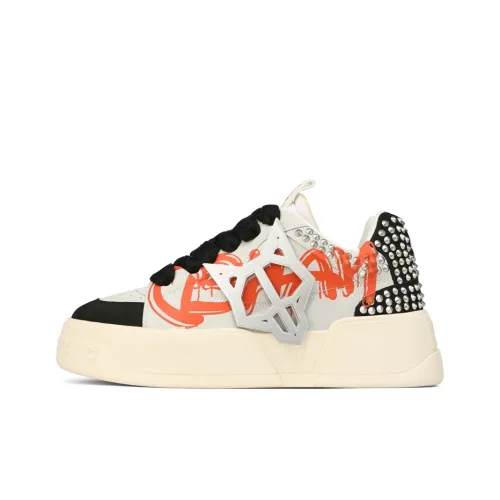 Naked Wolfe Kosa Graffiti Low-top Sneakers