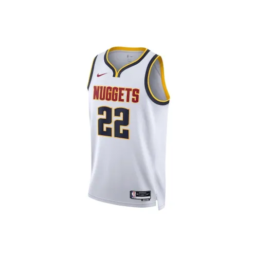 Nike X NBA Nuggets Basketball Jerseys Unisex White