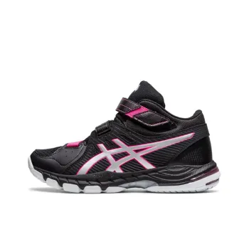 Asics Court Selfit 2 Court Selfit 2 Wear Resistant Slip Resistant Mid Top Volleyball Shoes Unisex Black Silver