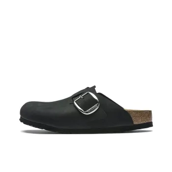 Birkenstock Boston Big Buckle Nubuck Black