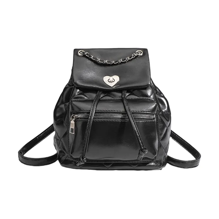 NX DOUGHNUT PU Backpack Regular Women's Silver/Black-0