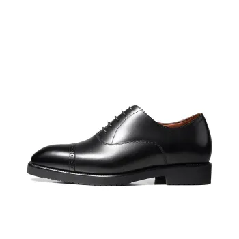 Zuti British Style Brogues Oxford Shoes Casual Shoes Men's Black
