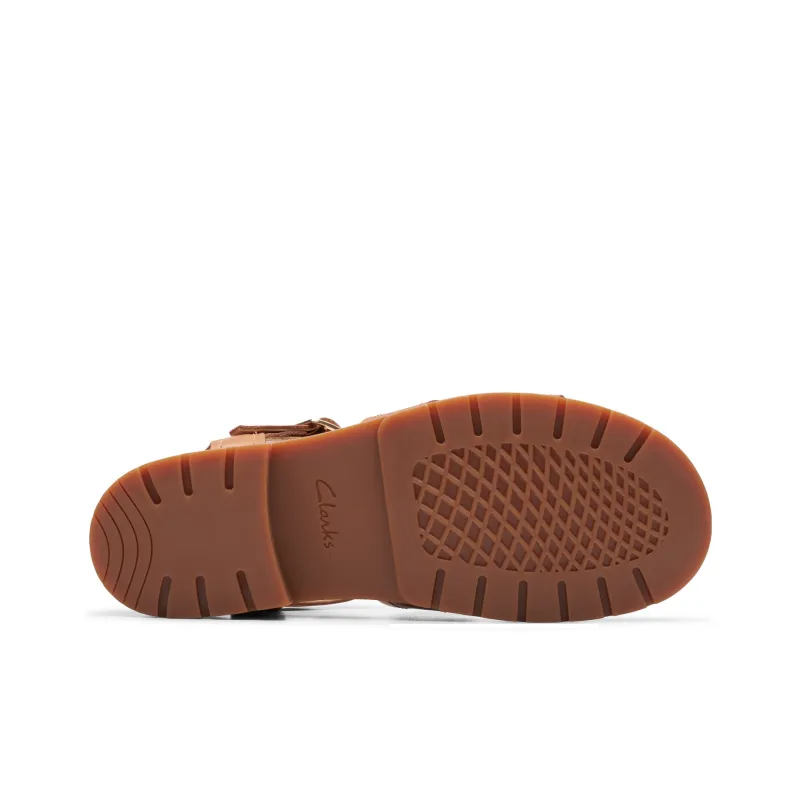Clarks Roman Sandals Women's Brown-4