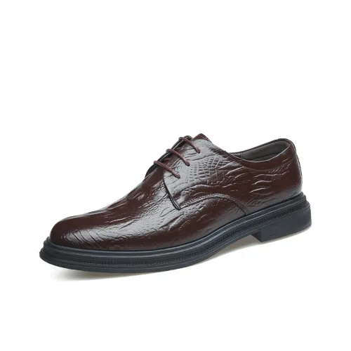 Bindu Dress Shoes Men Low Top Black, Brown