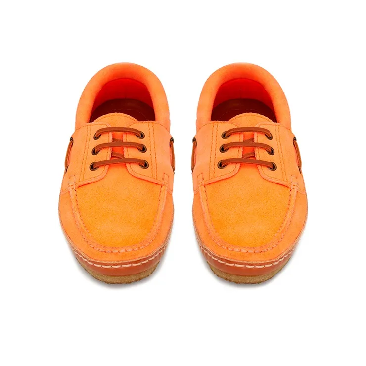SAINT LAURENT Ashe Round Toe Boat Shoes-3