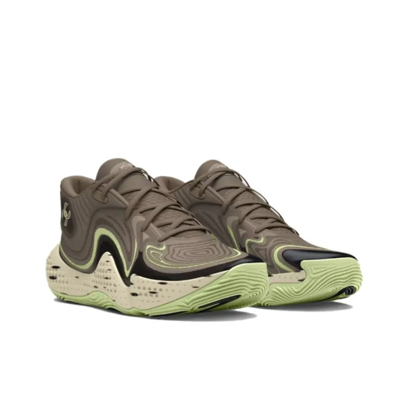 Under Armour Spawn 6 Mid 'Taupe Dusk Green'-3