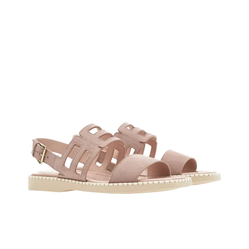 HOGAN H638 One Strap Sandals Women's Light Pink-2