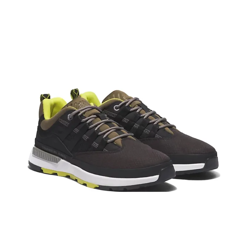 Timberland Euro Trekker Low Trainer Durable Breathable Low-Top Sports Casual Shoes Black Yellow-3