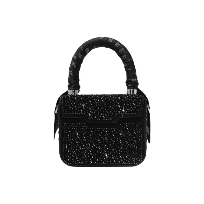 AMIRI Leather Handbag Regular Women's Black-3