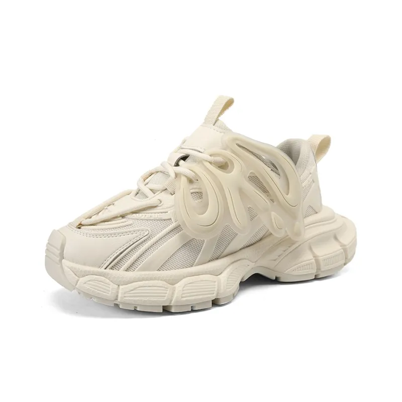ORD Low Top Chunky Sneakers Unisex Beige-2