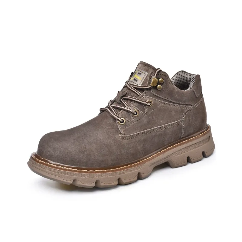 Laoks Men's Casual Shoes Men Low Top Yellow/Brown/Beige-3