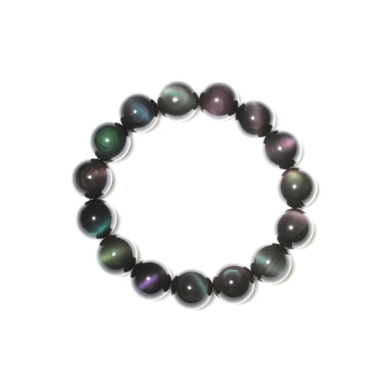 Reiki Obsidian Jade Bracelets Unisex-3
