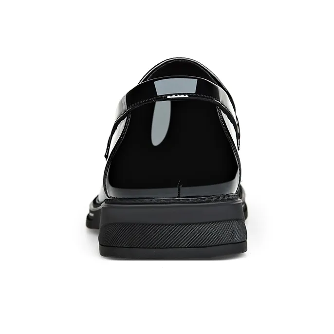 XIAOTOULANG Loafers Men's Black-3