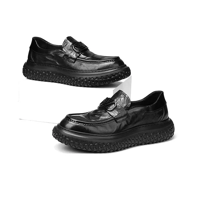 U7 Men's Casual Shoes Men's Black-3