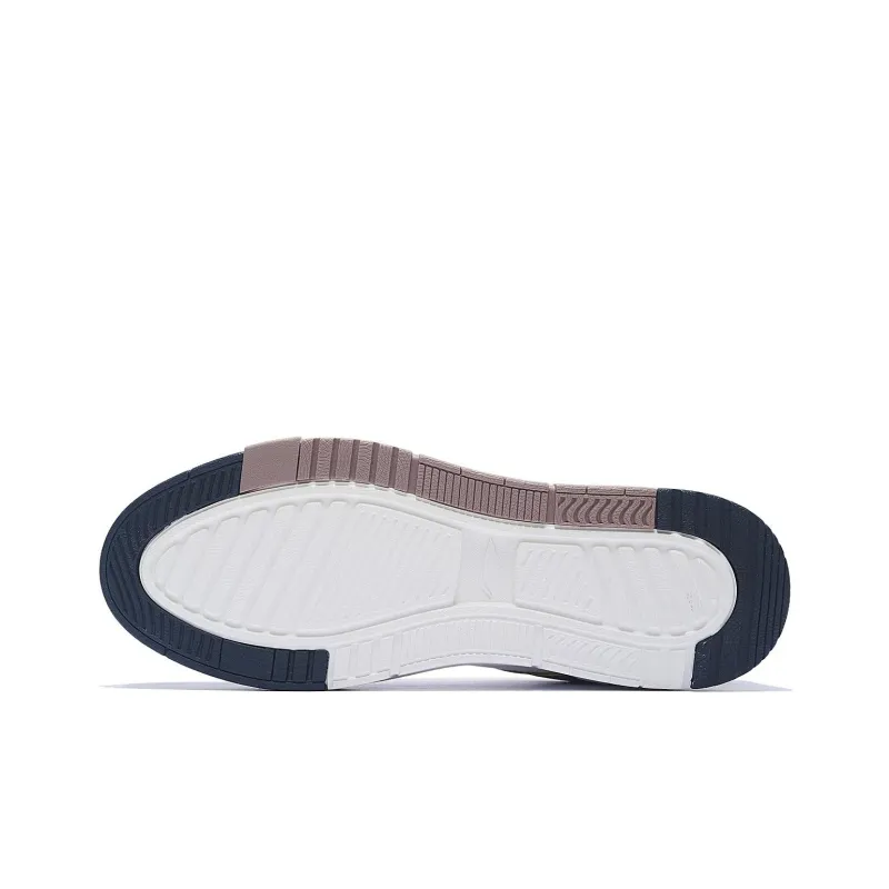 LiNing ACE V2 Wear Resistant Breathable Slip Resistant Low Top Skateboard Shoes Men's White Gray Black-5