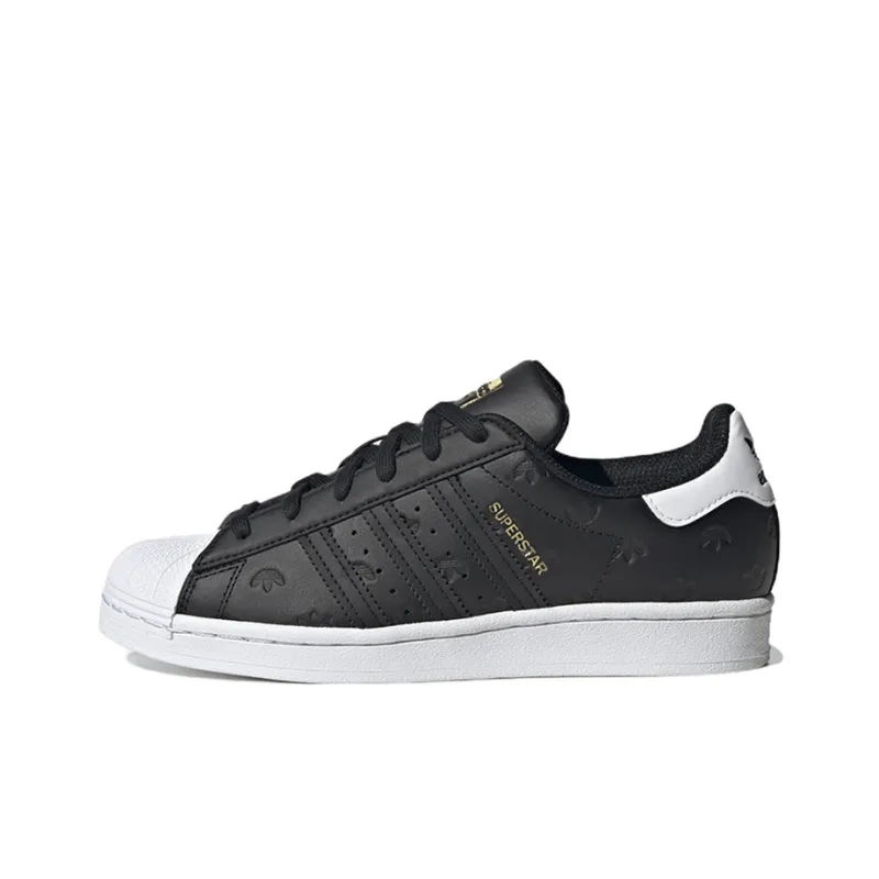 Adidas Superstar All Over Trefoil Black White Women's-0