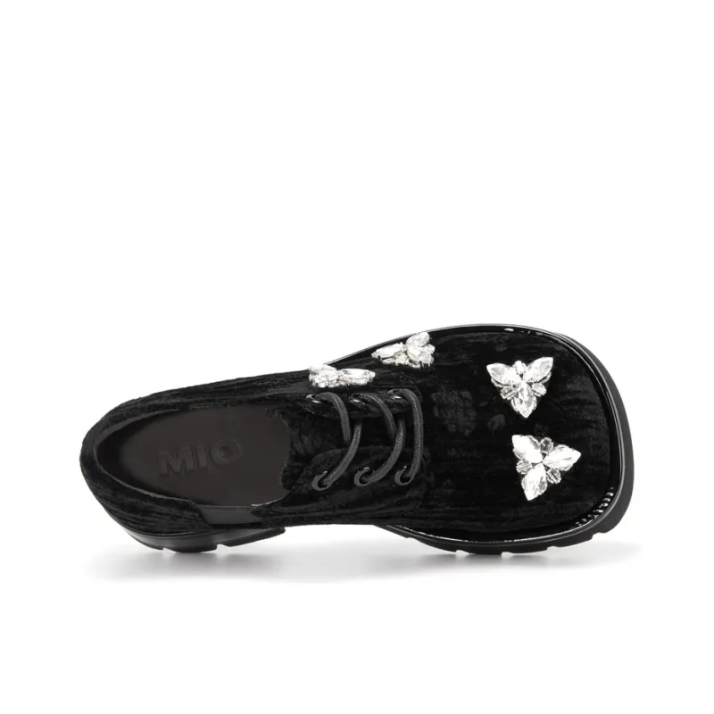 MIO Casual Single Shoes 6.5cm Women's Black-10