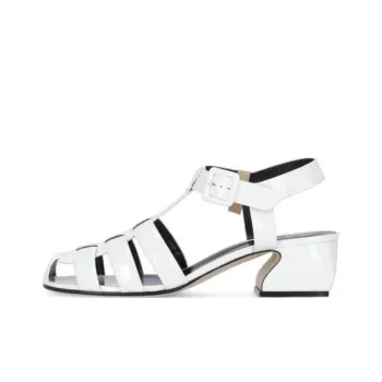 SERGIO ROSSI Closed-toe Leather Sandals