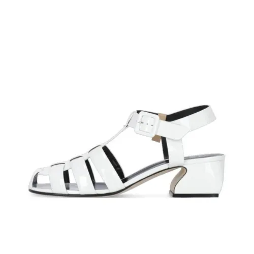 SERGIO ROSSI Closed-toe Leather Sandals