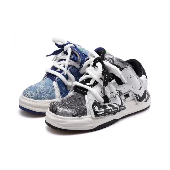 HeeDimensional Low Top Skateboard Shoes Unisex Mismatched