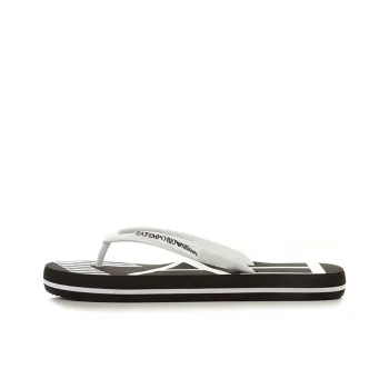 Ea7 EMPORIO ARMANI Logo print Flat Flip Flops