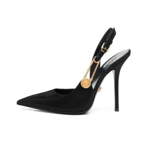 VERSACE Safety Pin 125mm Slingback Pumps