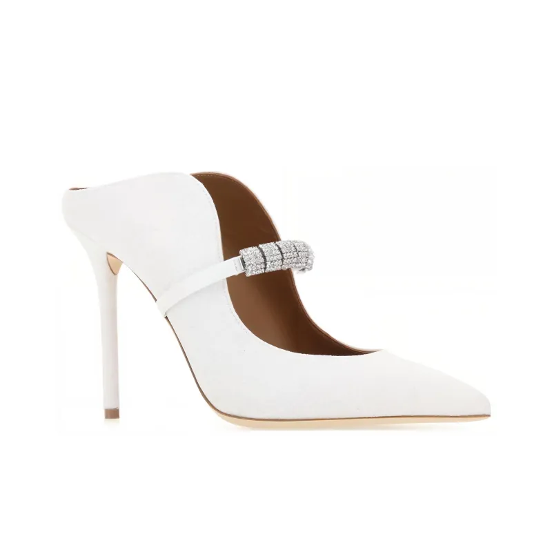 Malone Souliers Crystal-embellished 105mm Heeled Mules-2