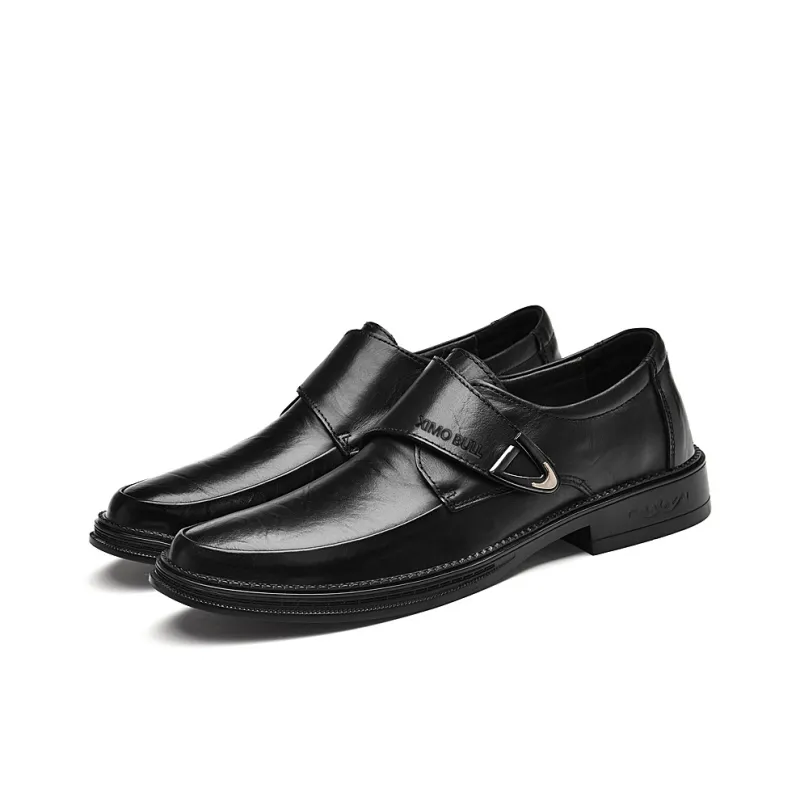 XIMO BULL Dress Shoes Men Low Top Brown-1