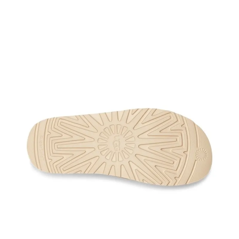 UGG Goldenstar Cross Slide Driftwood Women's-4