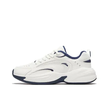 Anta ACE Durable Breathable Low Top Chunky Sneakers Women's White