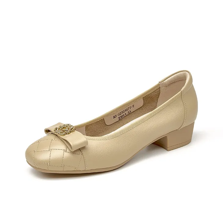 DG Anti-Slip Wear-Resistant Waterproof And Breathable Low-Top Casual Shoes 3cm Women's-0