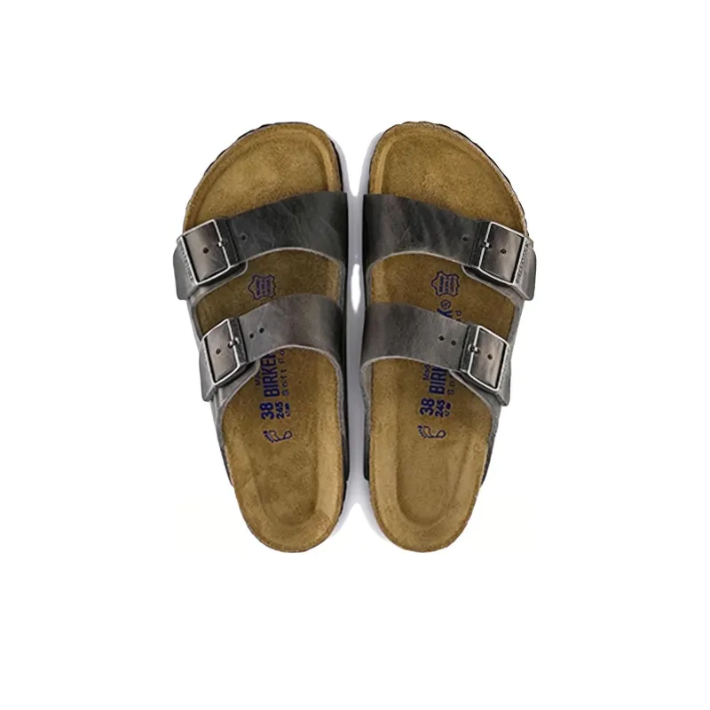 Birkenstock Slide Slippers Unisex Iron Gray Regular-3