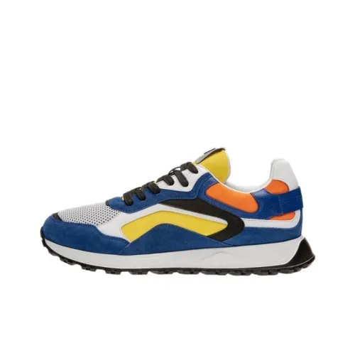 BOGNER Low Top Sports Casual Shoes Men's Blue Yellow Orange