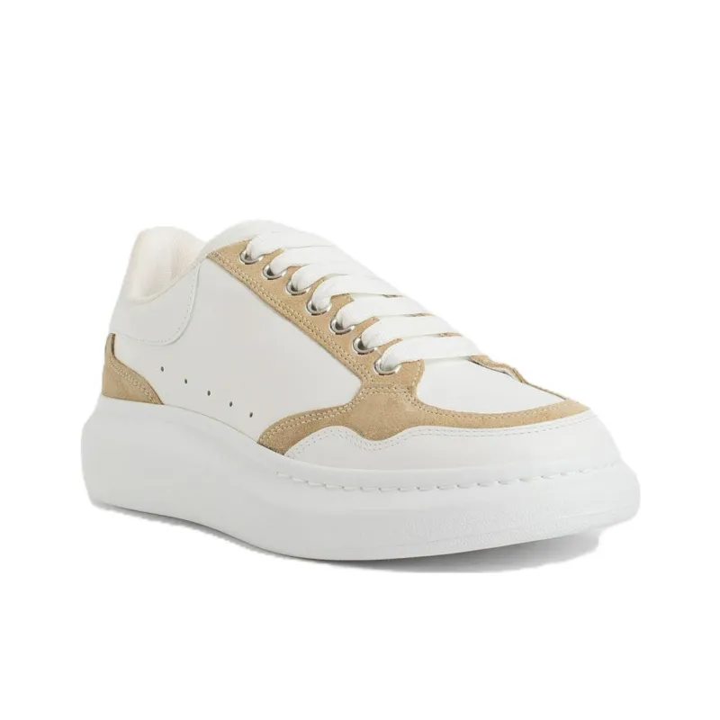 Alexander McQueen Oversized Low Top Skateboard Shoes Men's White-2